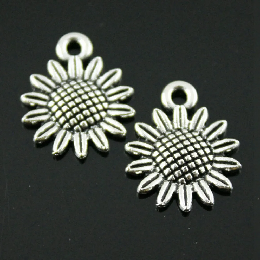 Charms Jewelry For Men Accesories Round Flower Flake Lot