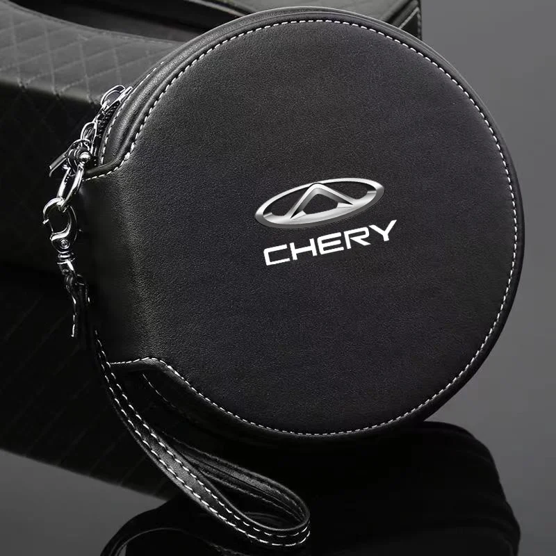 

20 Pcs Pu Leather Car Universal Cdbag CD DVD VCD Disc Holder Portable Folder Wallet Storage Case Carry Bag Organizer For CHERY