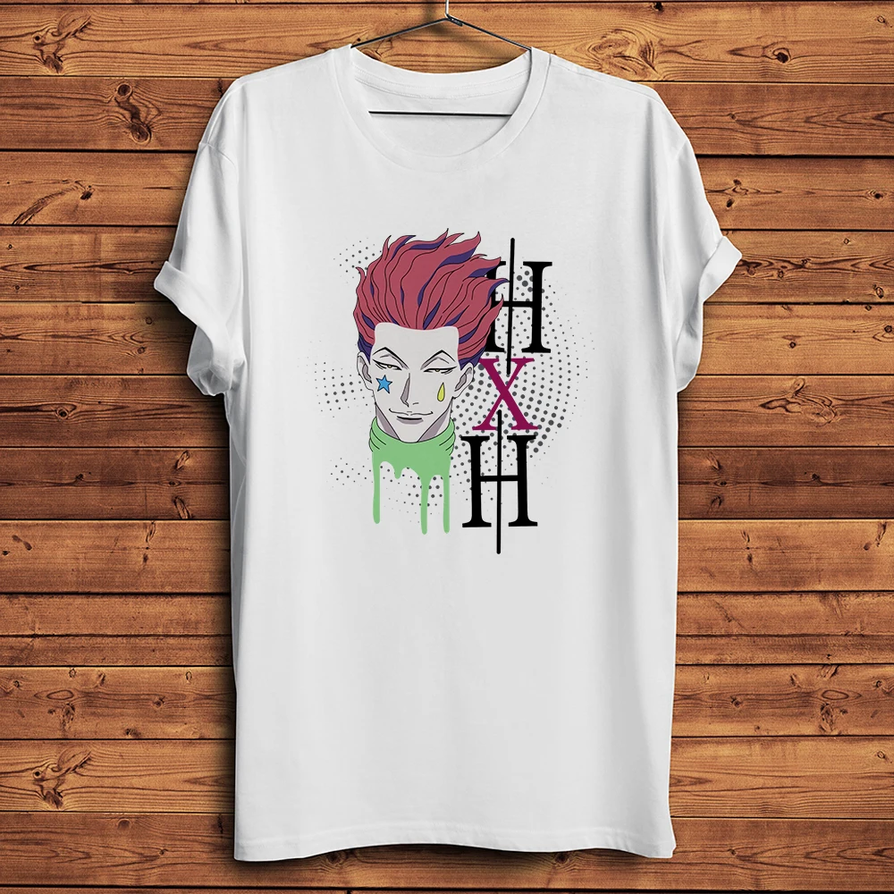 Hunter Hisoka Morow Cool Anime Funny HXH Manga T Shirt Men Short Sleeve Casual TShirt Unisex Daily Breathable Streetwear Tee
