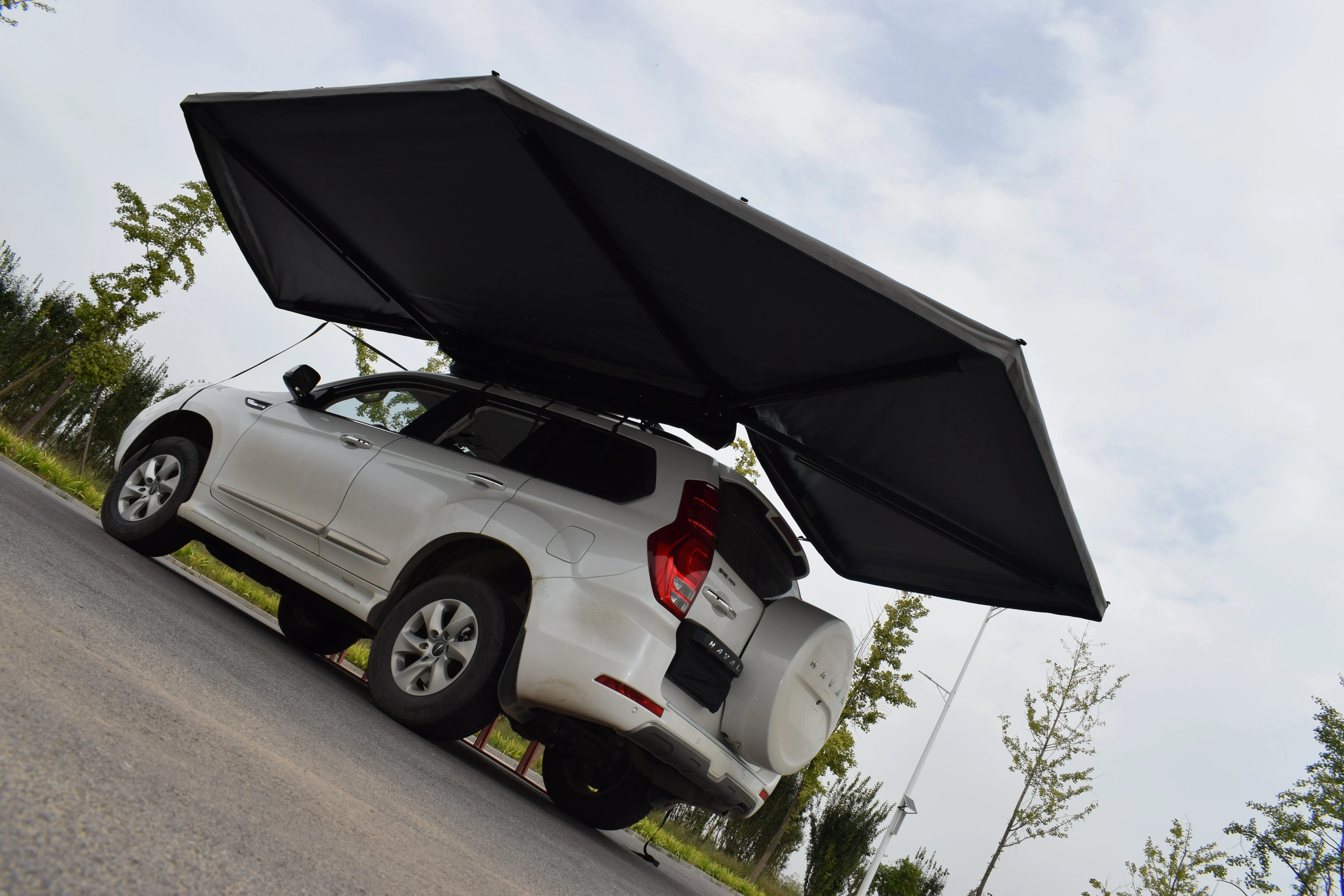 4WD auvent de voiture étanche tente Camp Foxwing 270 degrés XL auvent latéral de voiture autoportant