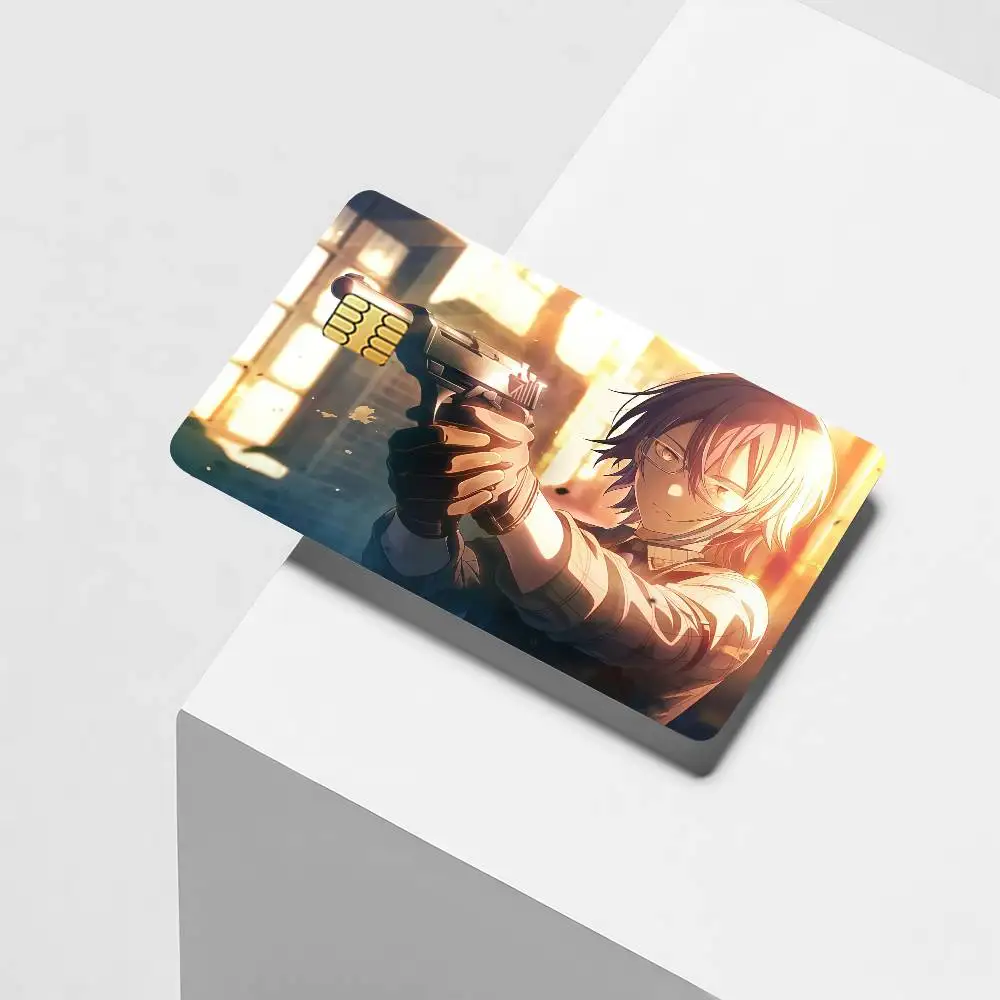 Singer K-Kamishiro R-Rui Credit Card Decorative Card Stickers Suitable For Bank Cards Metro Transit Anti-scratch Gift 4PCS
