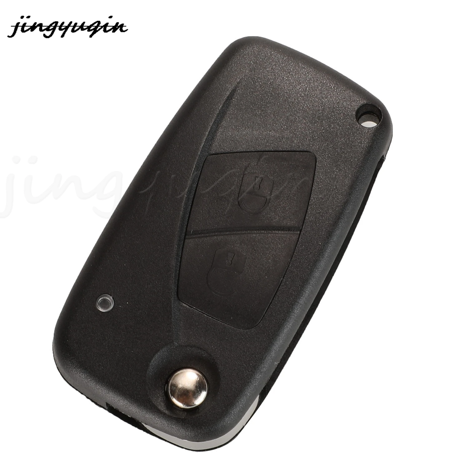 jingyuqin 3 Buttons Smart Remote Car Key For Fiat 500 Punto Ducato Stilo Panda Bravo Ford Ka (2008 - 2016) Fob PCF7946 433Mhz