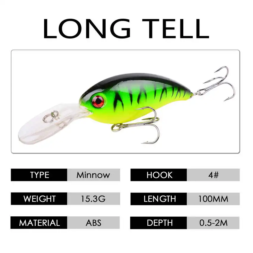 10cm 14g Crank Fishing Lure Crankbait Swim Bait Isca Artificial Minnow Carp Fishing Lures Wobblers Fish Carpe Fishing Tackle