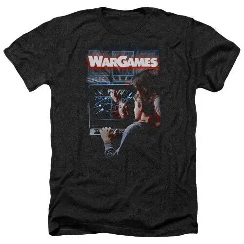 

WarGames Poster Adult T-Shirt Heather Black