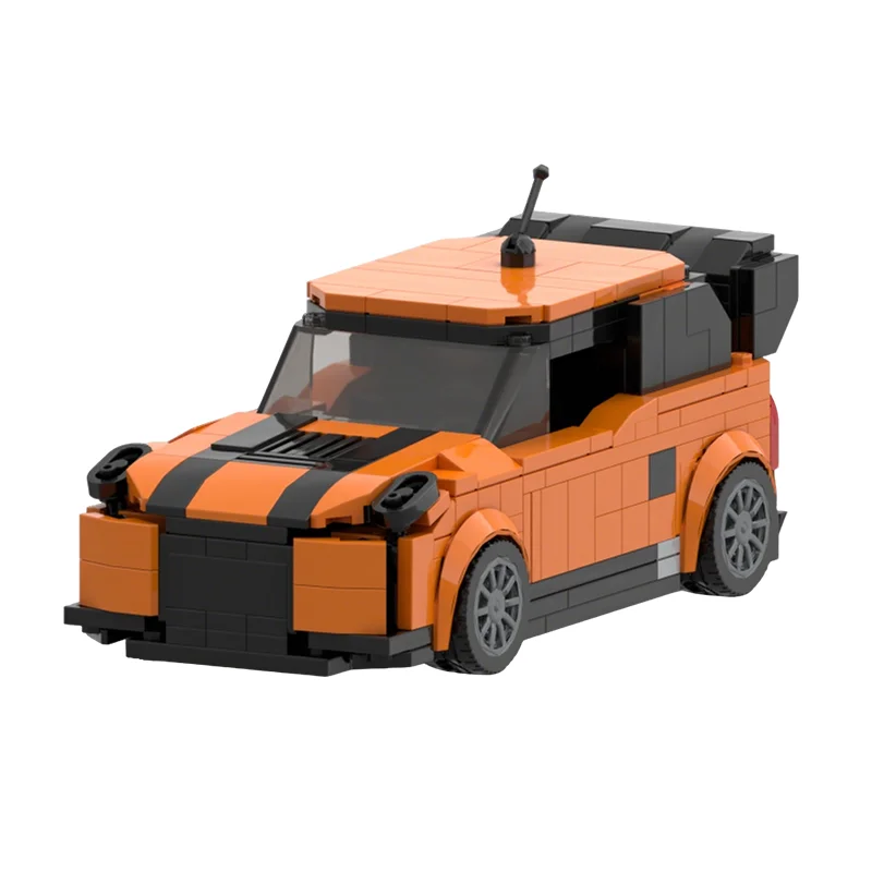 407pcs MOC MINI Cooper S World Rallycross Car City Champions Model Building Blocks Collection Art Display Assemble Education 3D