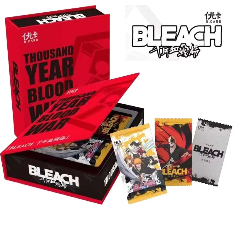 New Bleach Collectible Cards Full Set Original Collection Anime Characters Anime Cartas Games Card Box Children Birthday Gift