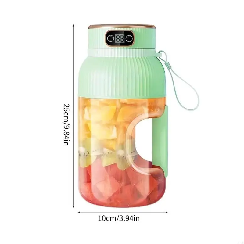 U0DEポータブルジュースメーカーシェイクのためのブレンダー1200mlジューサーブレンダースムージー