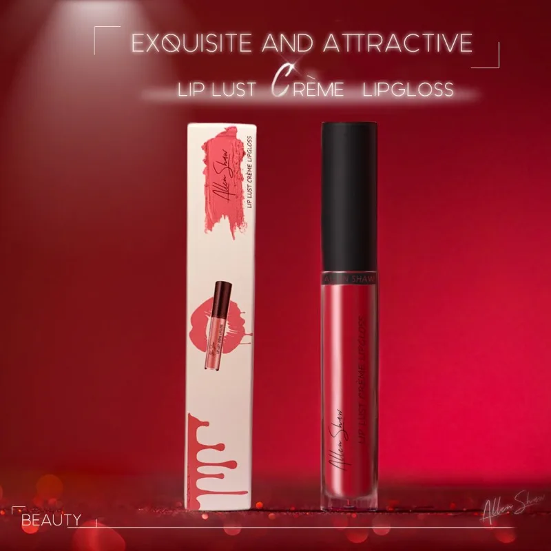 

12 Colors Sexy Women Lipstick Waterproof Long Lasting Moist Lip Gloss Vivid Colorful Lipgloss Women Makeup Lipsticks