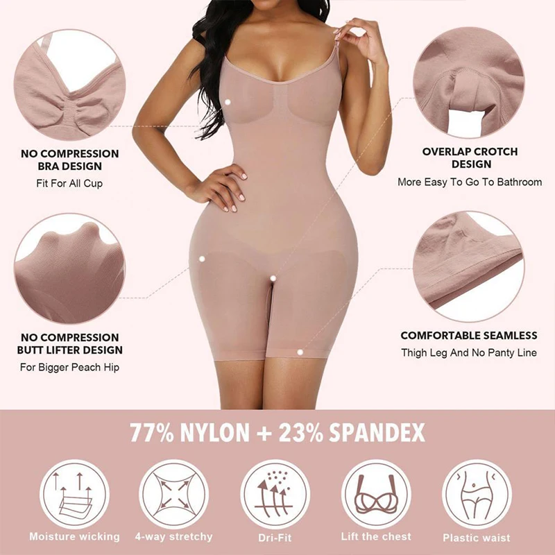 Damskie body Shapewear urządzenie do modelowania całego ciała kontrola brzucha odchudzanie płaszcza Butt Lifter Push Up udo szczuplejsze brzuch