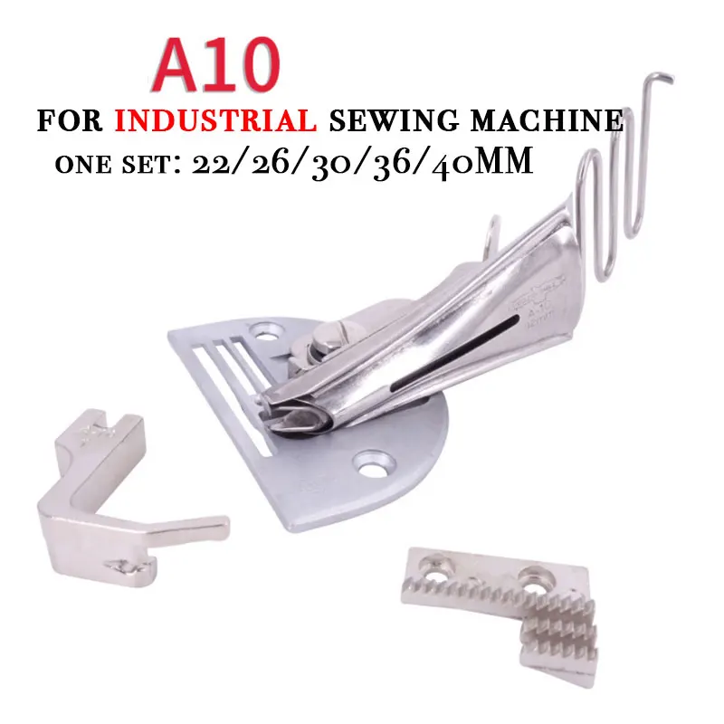 Sewing Machine Hemming Device Double Fold Bias Binding Right-Angle Edging Pull Tube Four Fold Pull Tube For Household industrial