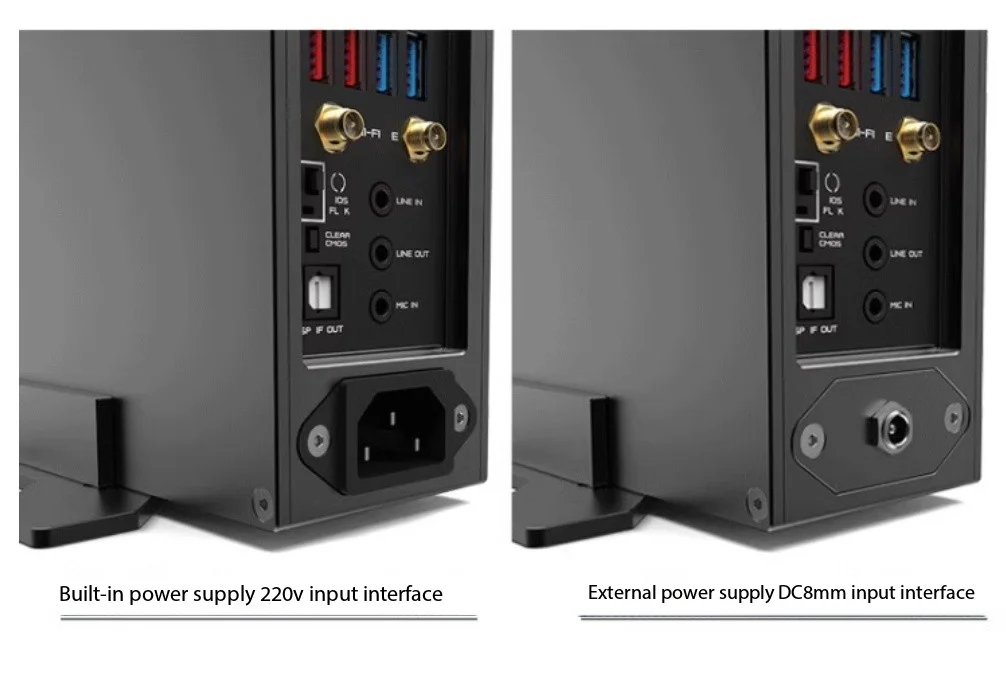 

Mini 2.2 Liters Aluminum Chassis Desktop Computer Cases Supports For Integrated Graphics‌ Itx Built-in DC Power Air Cooling