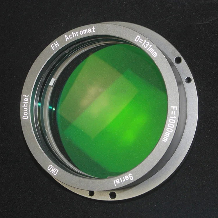 Diameter 131mm Focal Length 700 1000mm Astronomical Telescope Object Lens Set Metal Holder Multi-layer Green Film Finder Lenses