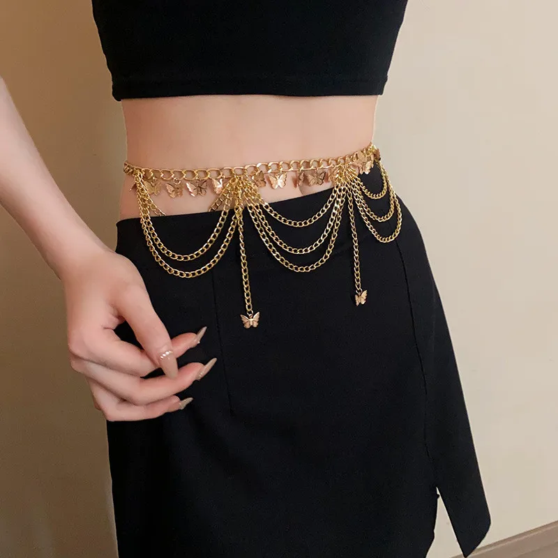 Butterfly Tassel Belt Sweet Edgy Style Unique Artisan Craftsmanship Versatile Chic Luxury Gift Jewelry for Women