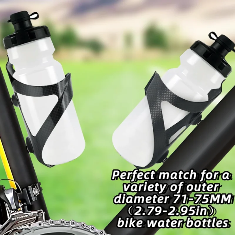 Jingxing-Full Carbon water cage MTB Road Bike Bottle Holder, Ultra Light bicycle water Cage