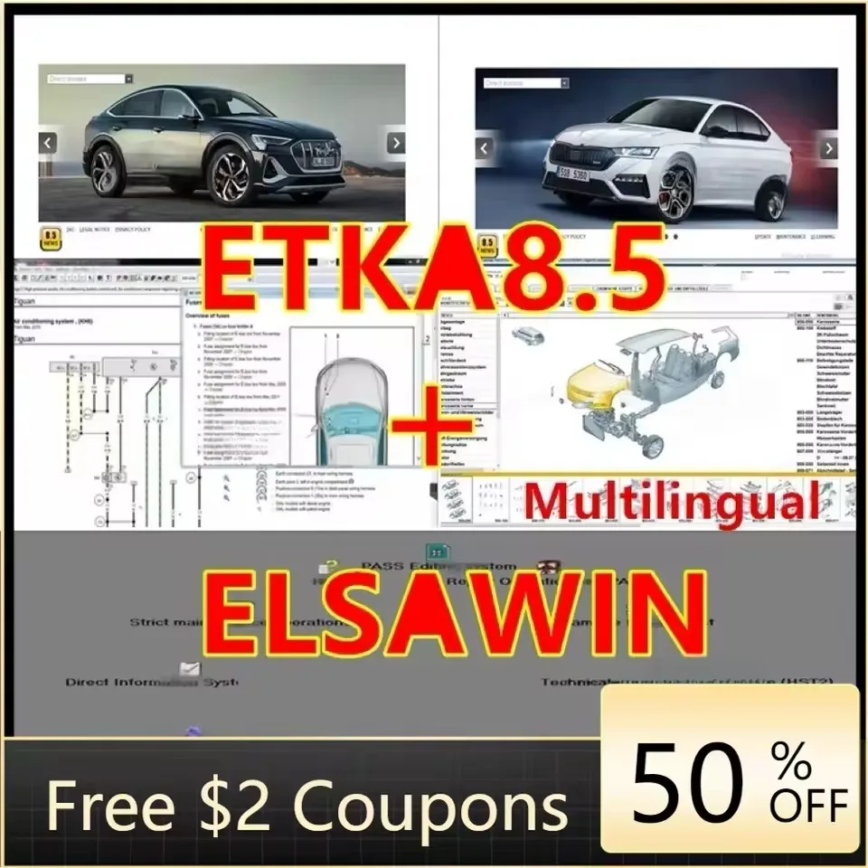 

Каталог электронных компонентов для автомобилей Elsawin 6.0 и Etka 8.5 (2025): Новейшее программное обеспечение для ремонта автомобилей, подходящее для различных моделей