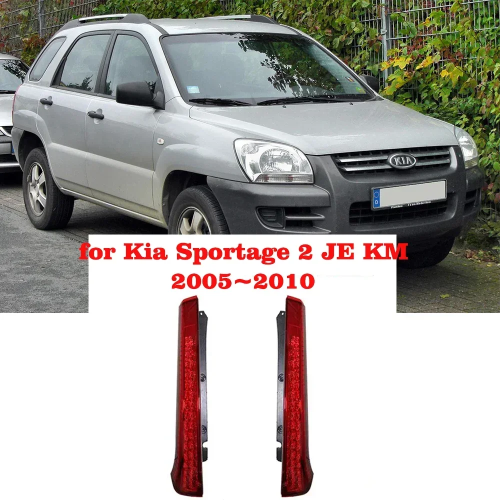 Tylne hamowanie samochodu dla Kia Sportage 2 JE KM 2005 ~ 2010 2006 2007 2008 2009 światła mapa lampy LED czytanie kolizji Taillight reflektor Trunk