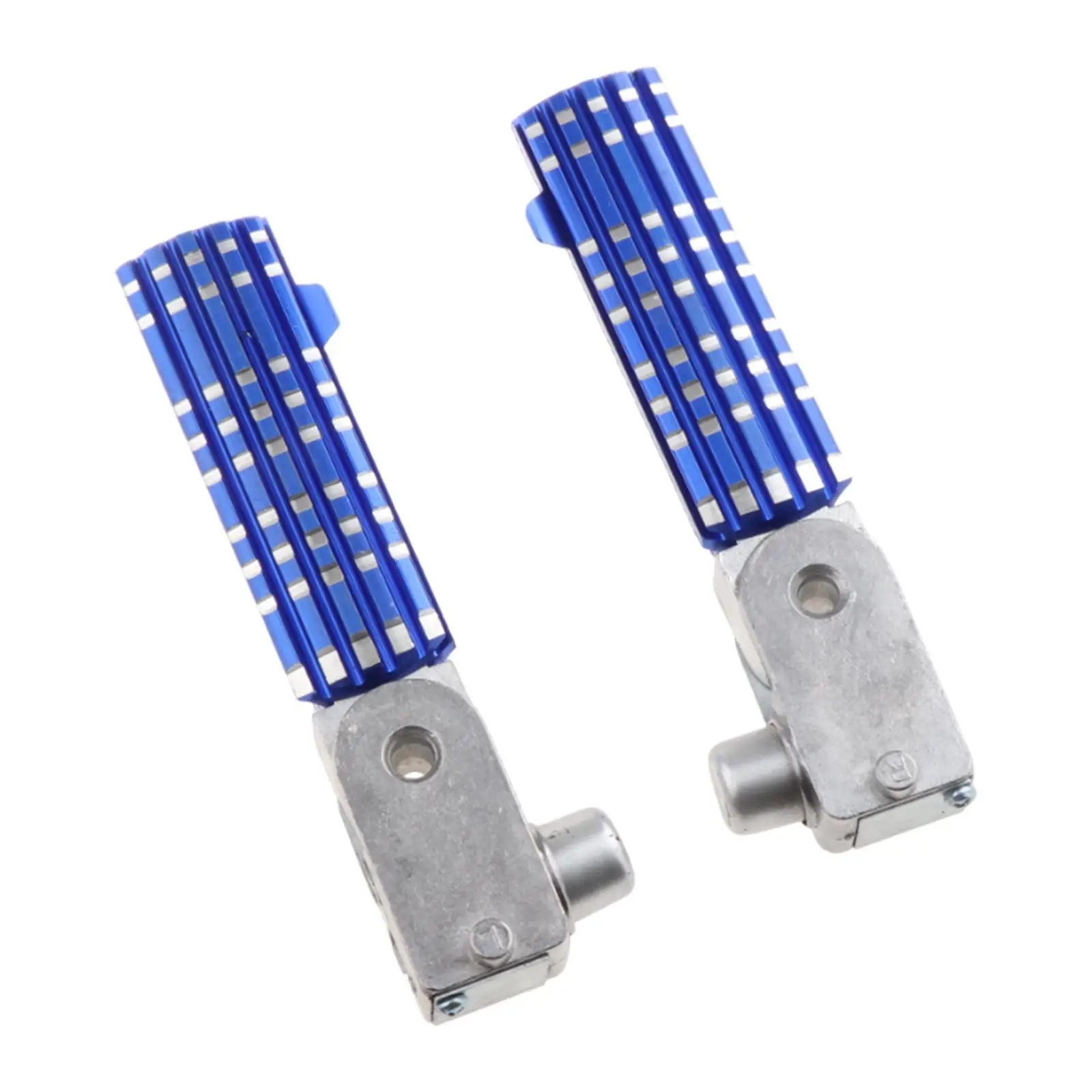 

2Pcs Motorcycle Rear Foot Pegs Footrests Non Slip Folding Compatibility Aluminum Alloy Accessories Attachment Replace Parts