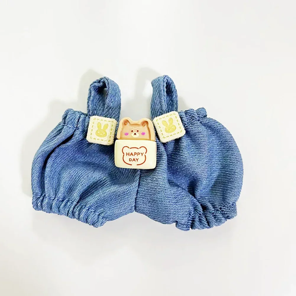 Mini Plush Doll'S Clothes Outfit Accessories For Korea Kpop Exo Labubu V1 V2 Idol overalls Clothing Gift