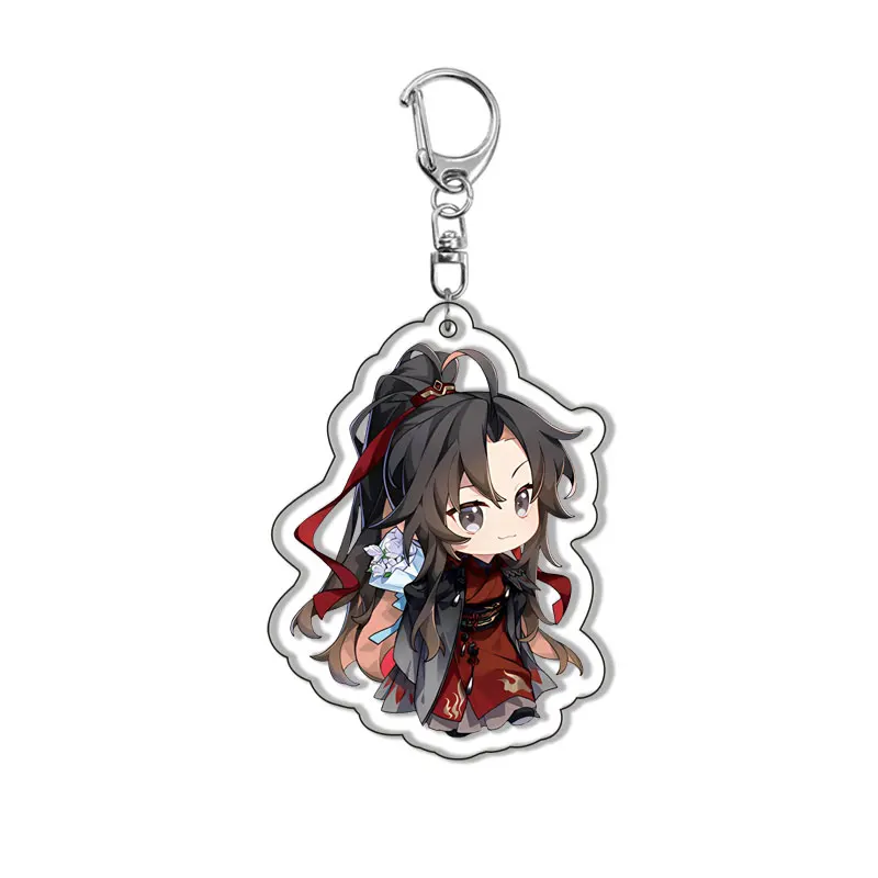 2 Pcs Grandmaster Of Demonic Cultivation Mo Dao Zu Shi Key Chains For Wei Wuxian And Lan Wangji Backpack Mobile Phone Pendant