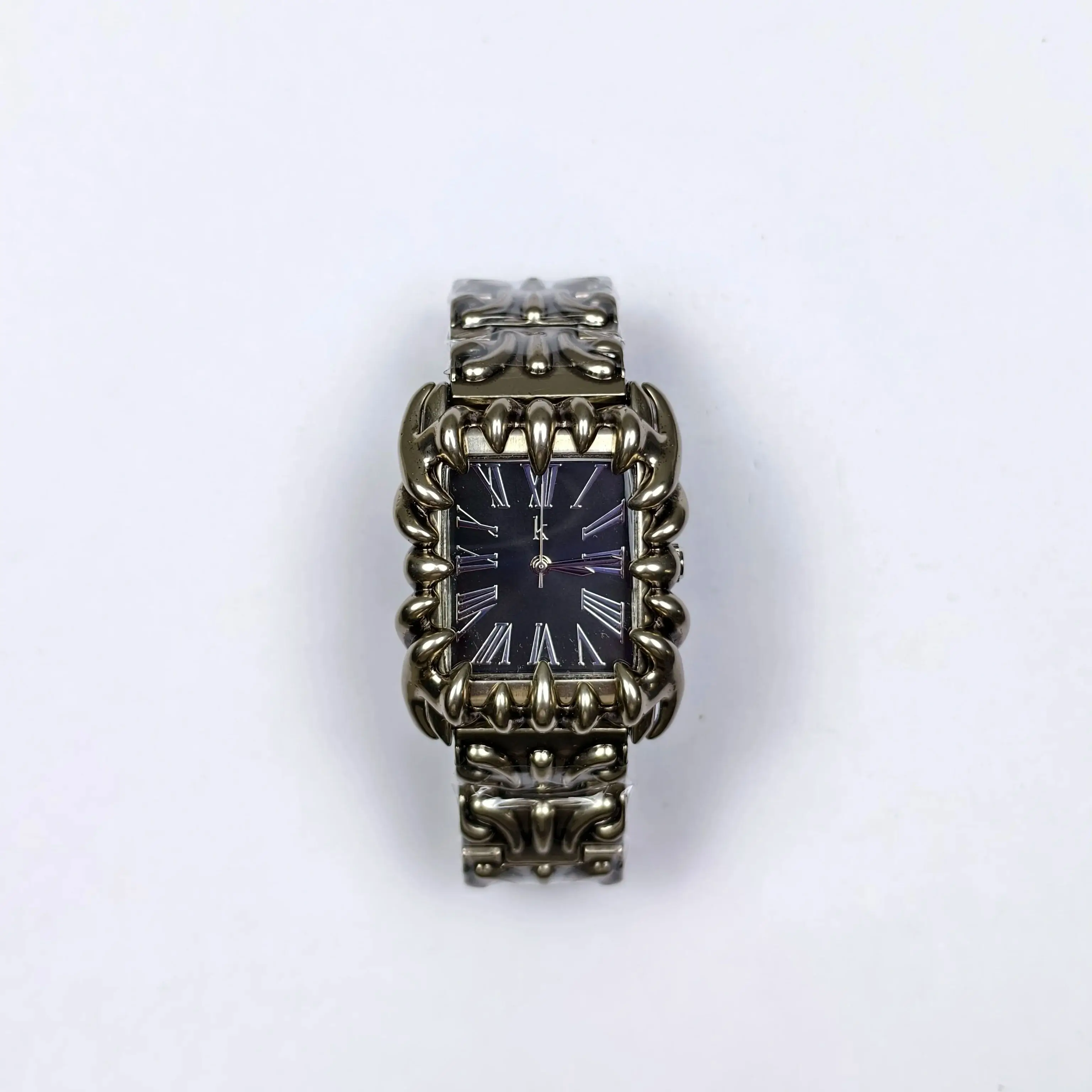Authentic Kiosk Special-Shaped Watch Square Claw Alabaster Retro Y2K European and American High-End Ins Same Style