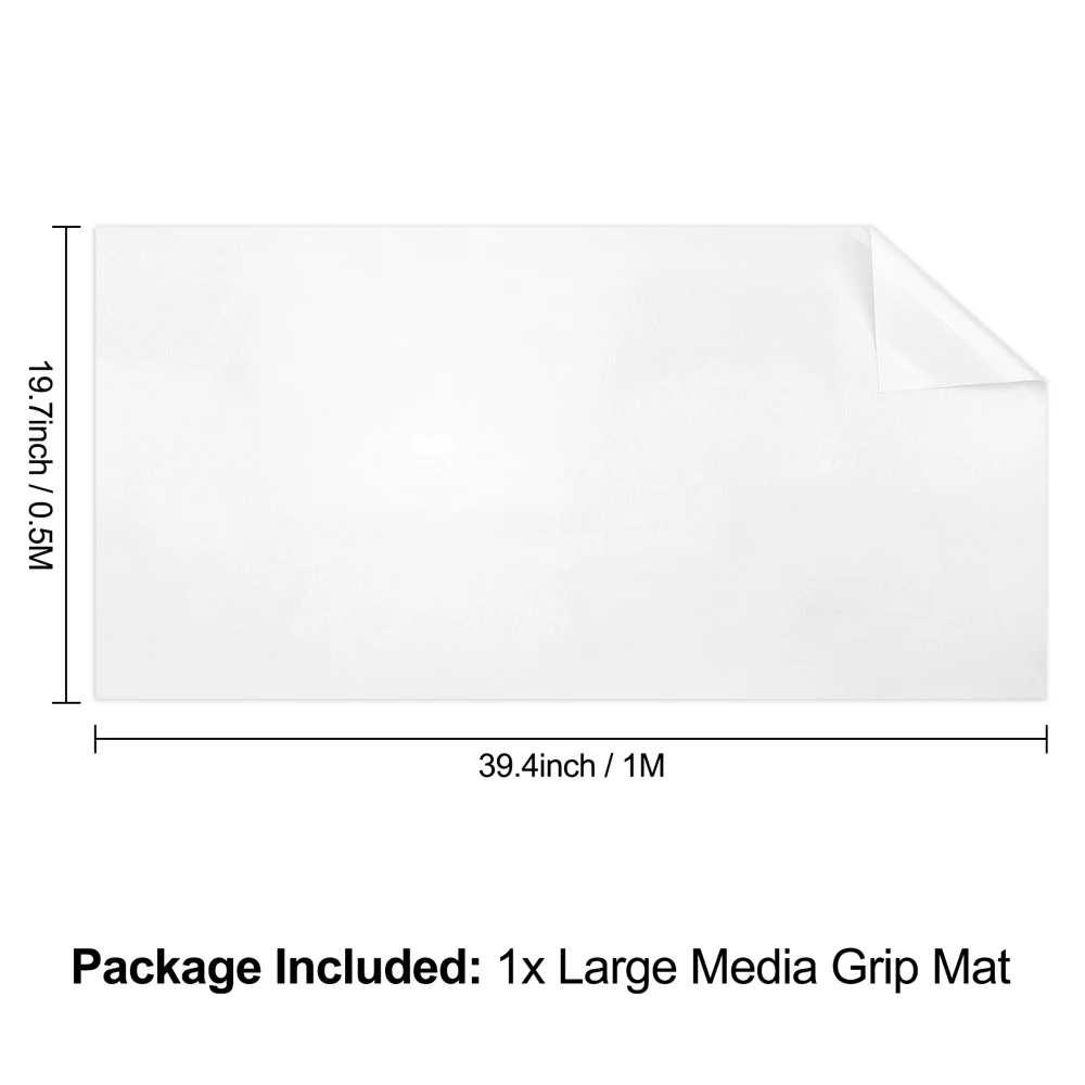 1Mx50cm Cuttable Large Media Grip Mat,Heat Resistant Non-Slip Craft Mat for Ink Blending Stamping Stenciling