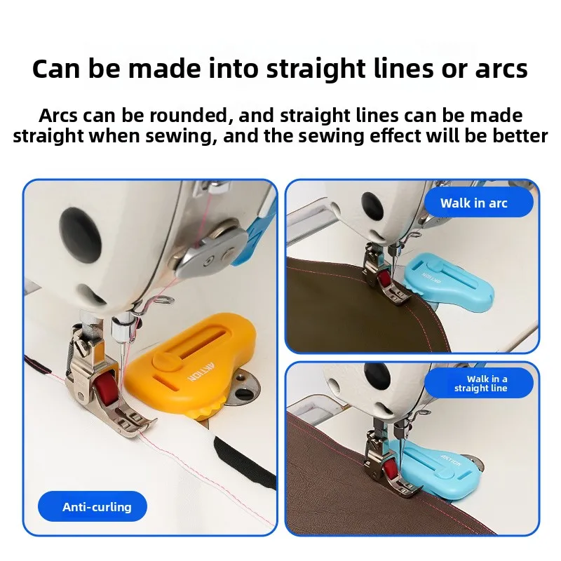 Magnetic Seam Guide with Seam Ripper, Upgraded 2-in-1 Multifunctional Adjustable Seam Guide Sewing Machine Accessories
