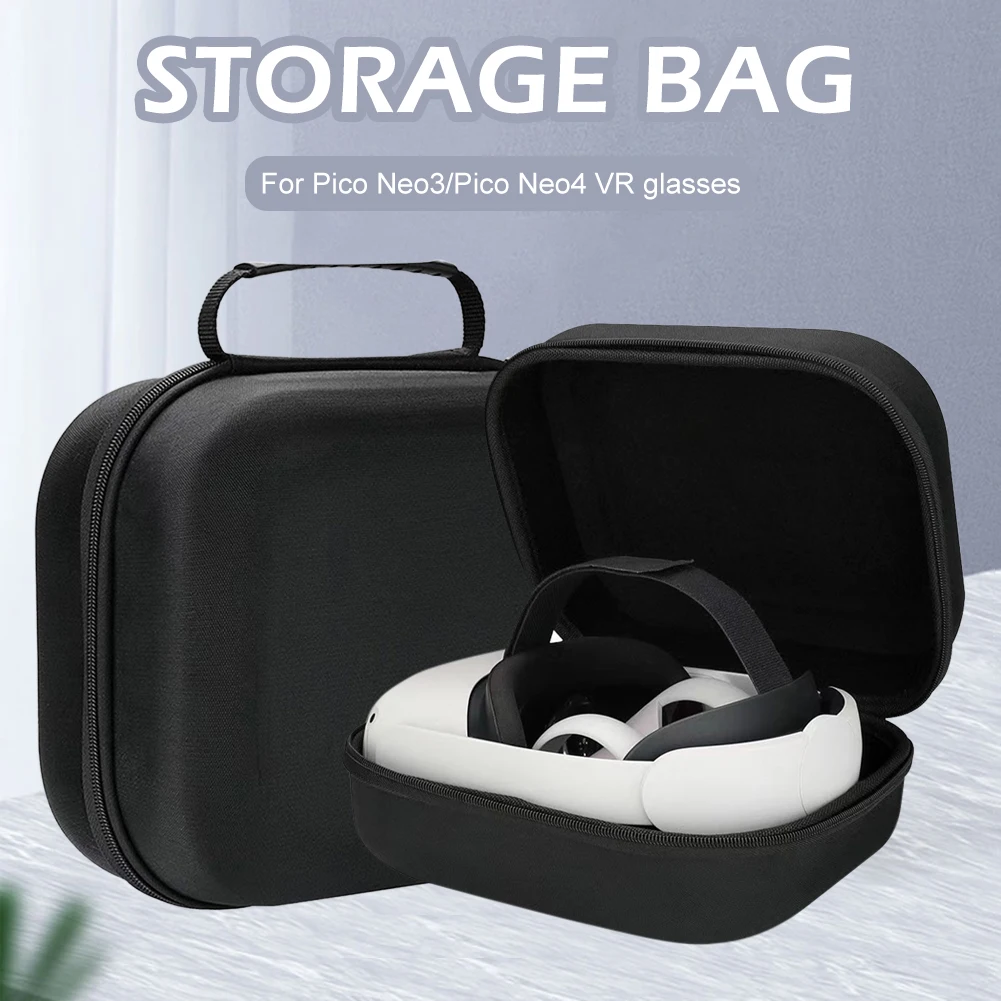 السفر حمل حقيبة نظارات خوذة حقيبة يد كروس للصدمات المحمولة حمل حقيبة التخزين المنظم ل Pico Neo 3 / Pico Neo4 #4
