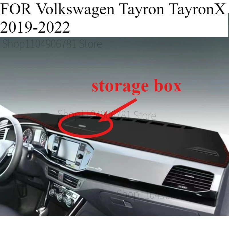 

FOR Volkswagen Tayron TayronX 2019-2022 Car Dash Mat Dashmat Dashboard Mat Cover Sun Shade Dash Board Cover Carpet Accessories