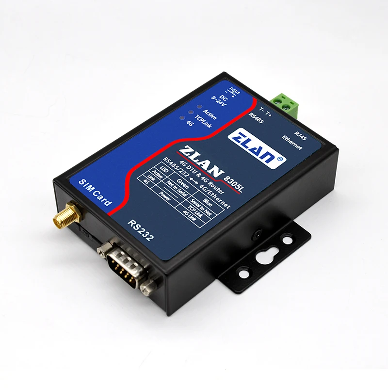 4G 게이트웨이 시리얼 포트에서 4G GPRS RJ45 고속 IoT 최신 장치 ZLAN8305L