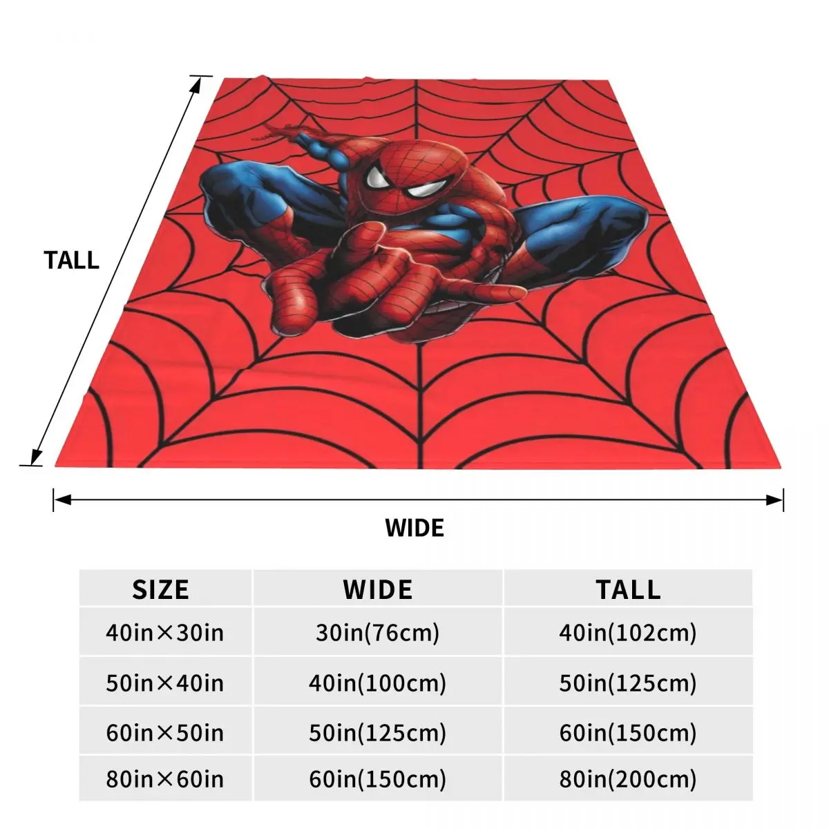 Warm Blankets Office Spider-Man American Cartoon Comic Throw Blanket Spider Man Flannel Bedspread For Home Decor Bed Cover