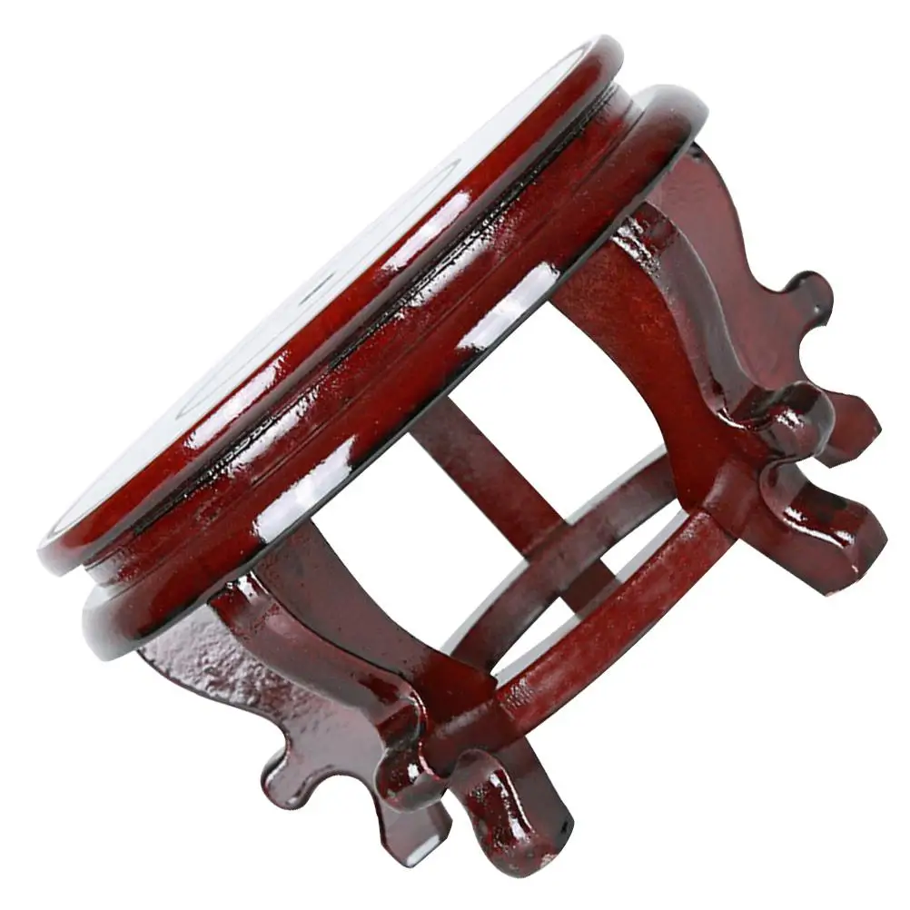 

Wooden Plant Stand Flower Pot Base Sturdy Bonsai Holder Indoor Garden Living Room Corridor Display Rack Vase Statue Craft Plant