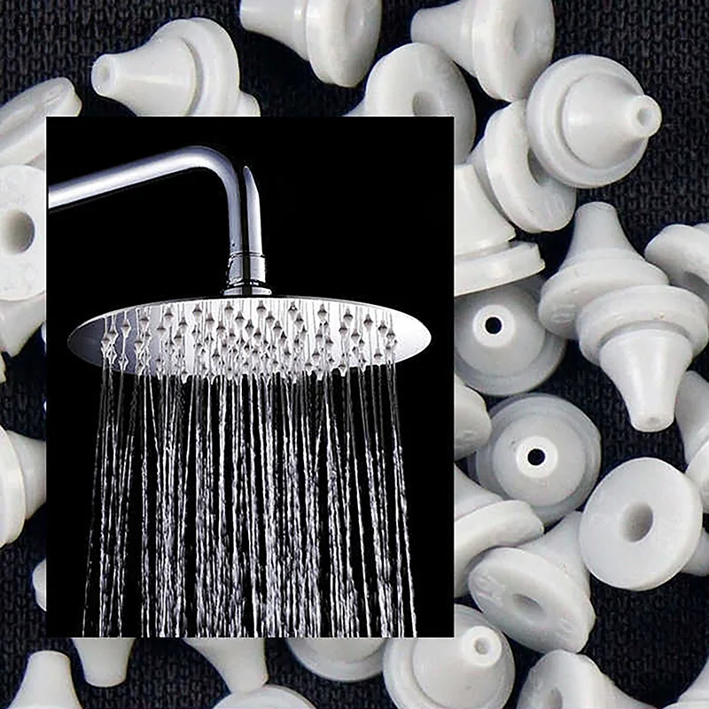 

50pcs Rubber Silicone Nozzle Nipple Replacement Part Spray Water Outlet Top Spray Parts Shower Accessories