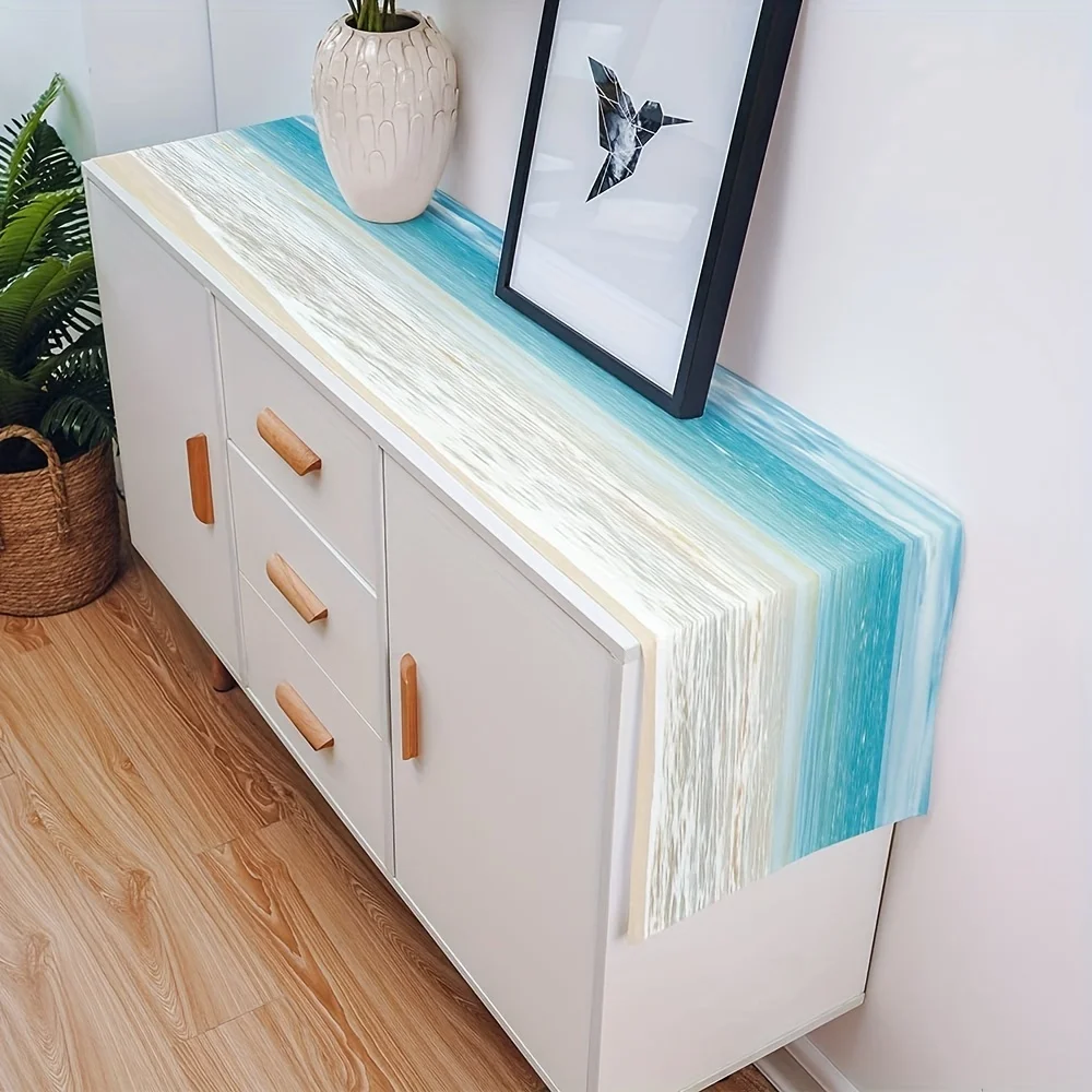 VIKAMA المحيط الاستوائي شاطئ الجدول عداء حفل زفاف داخلي/خارجي الطعام ديكور ديكور الحفلات ديكور المنزل