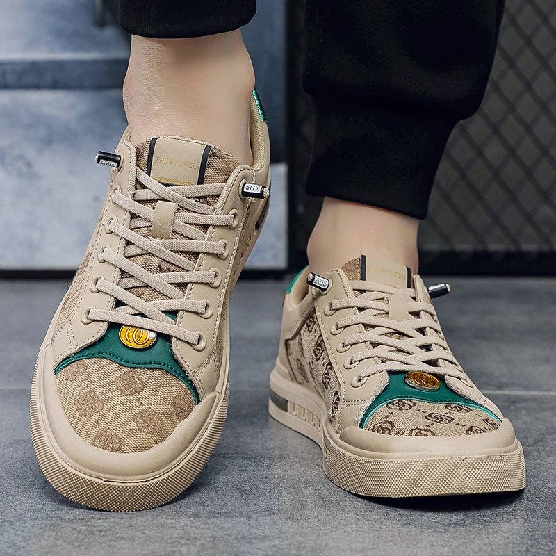Herbst Männer Turnschuhe Druck Design Schuhe Wohnungen Casual Tennis Sport Schuhe Bequeme Turnschuhe Nicht-slip Trainer Männliche Schuhe
