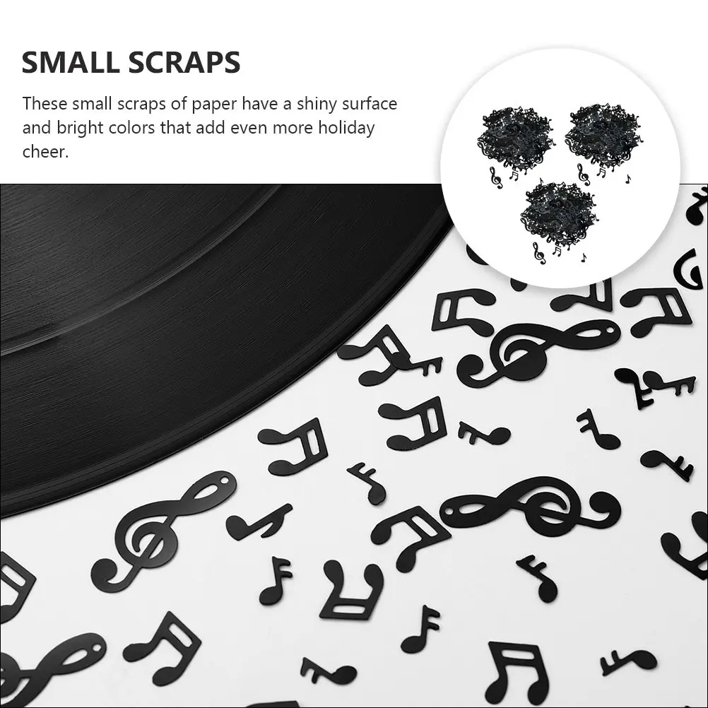 3Packs Note Paper Scrape Confetti Bright Colorful Party Props for Birthday Halloween Event Decoration Table Favor Bag Accessory