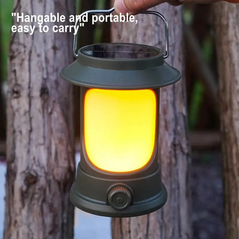 

Lanterns For Power Outages Rechargeable Camping Lantern Waterproof Portable Lamp Solar Powered Camping Lamp Waterproof Portable