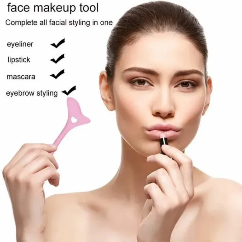 Make-up Pinsel Halter Multifunktionale Silikon Eyeliner Schablonen Mascara Zeichnung Lidschatten Applikator Applikator Make-Up-Tool