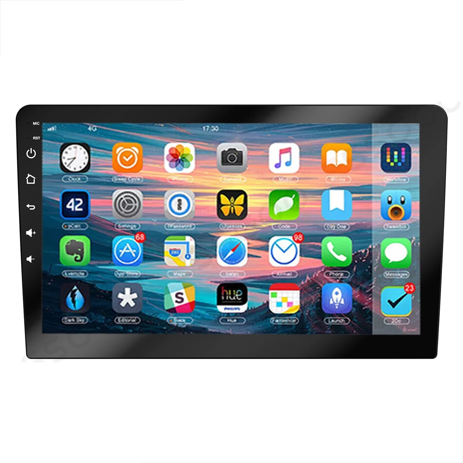 MOPECT 10 inch 2 DIN Android 15 4+64GB 4+128GB autoradio multimediasysteem universeel CarPlay Android Auto GPS-navigatie AM-radio WIFI DAB+ - afbeelding 2