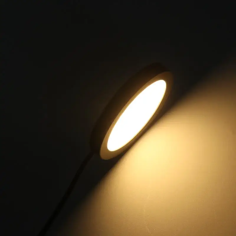 

Ультратонкий светодиодный светильник из бамбука (1 шт.) – черная фурнитура для DIY лабораторного светильника, теплый/белый/нейтральный свет, USB, круглый