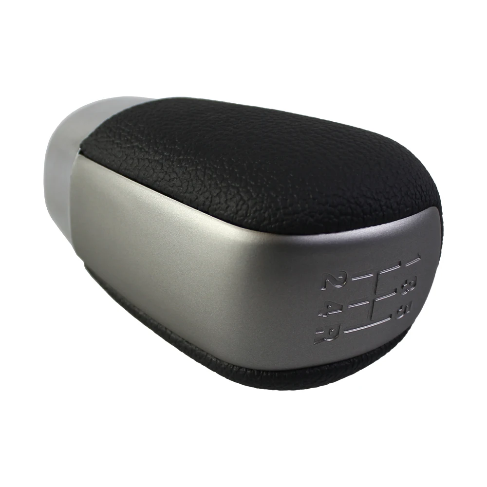 5 Manual Gear Shift Knob Lever For Suzuki For Grand For Vitara II 2006-2015 Matte Grey Plastic Artificial Leather Ergonomic