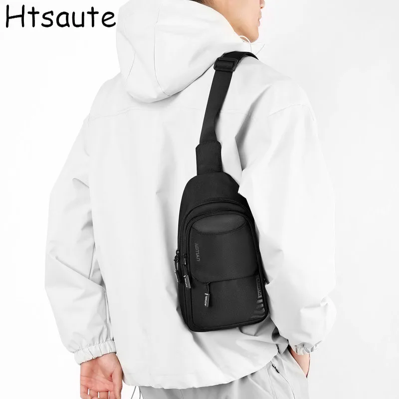 Sling Bags for Men Large Capacity Man Chest Pack Casual Travel Unisex Crossbody Bags Storage Shoulder Bag Student Backpacks