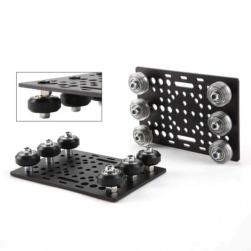 Zestaw bramowy z rowkiem V 20-80 mm Płyta bramowa z kółkami do profili aluminiowych z rowkiem V Openbuilds CNC Router i część drukarki 3D
