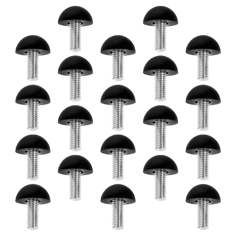 

20pcs Adjustable Height Levelers For Table Chair Cabinet Round Head Leveling Feet Threaded Screw- Shelves Desk