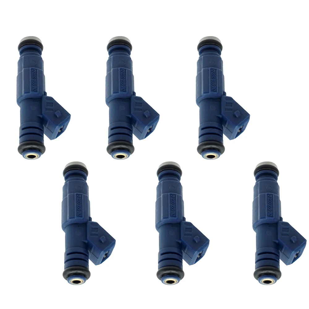 6Pcs Fuel Injectors 0280155712 For 1997-2001 Cadillac Catera 1996-1997 Saab 900 1996-1997 Saab 9000 1999-2003 Saab 9-5 Car Parts