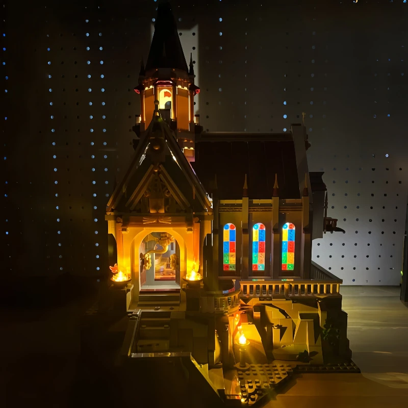 Série medieval montada blocos de construção rei tesouro casa construção brinquedo modelos coleção ornamentos presentes aniversário