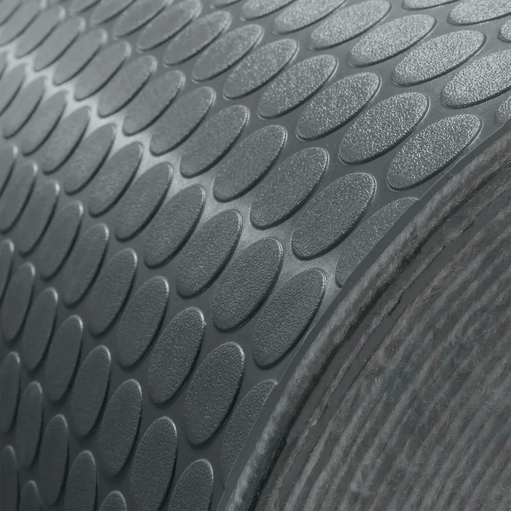 Trailer 8'6" Diamond Flooring | Coin Nickel Pattern | Gray | Waterproof (15ft)