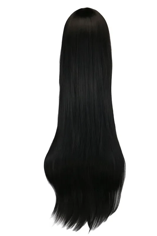QQXCAIW Long Straight Party Cosplay Black 40\