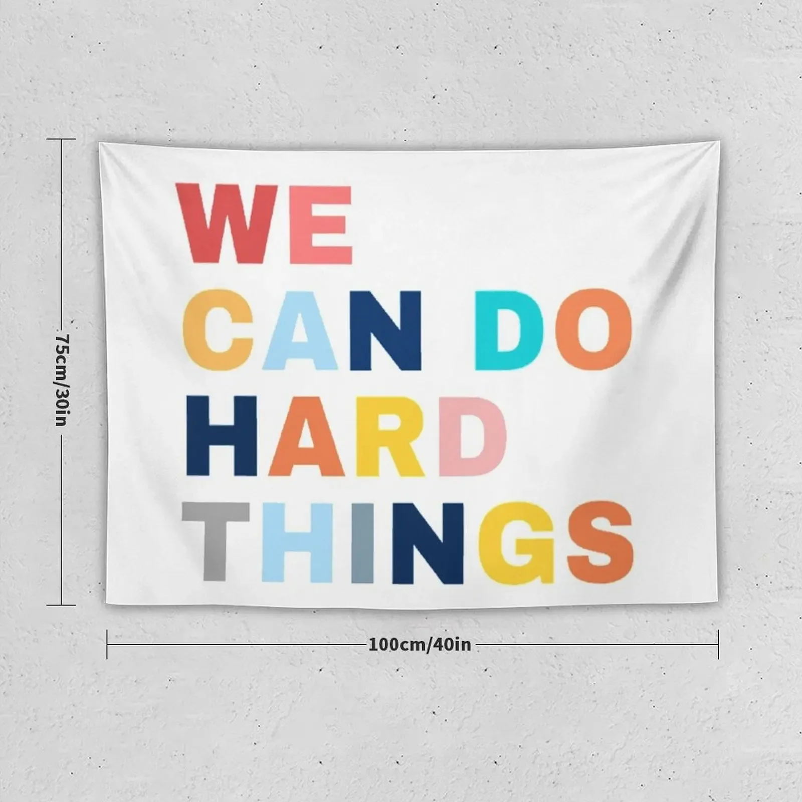 We can do hard things Tapestry Wall Decorations Home Decoration Accessories Room Decor Cute Tapestry