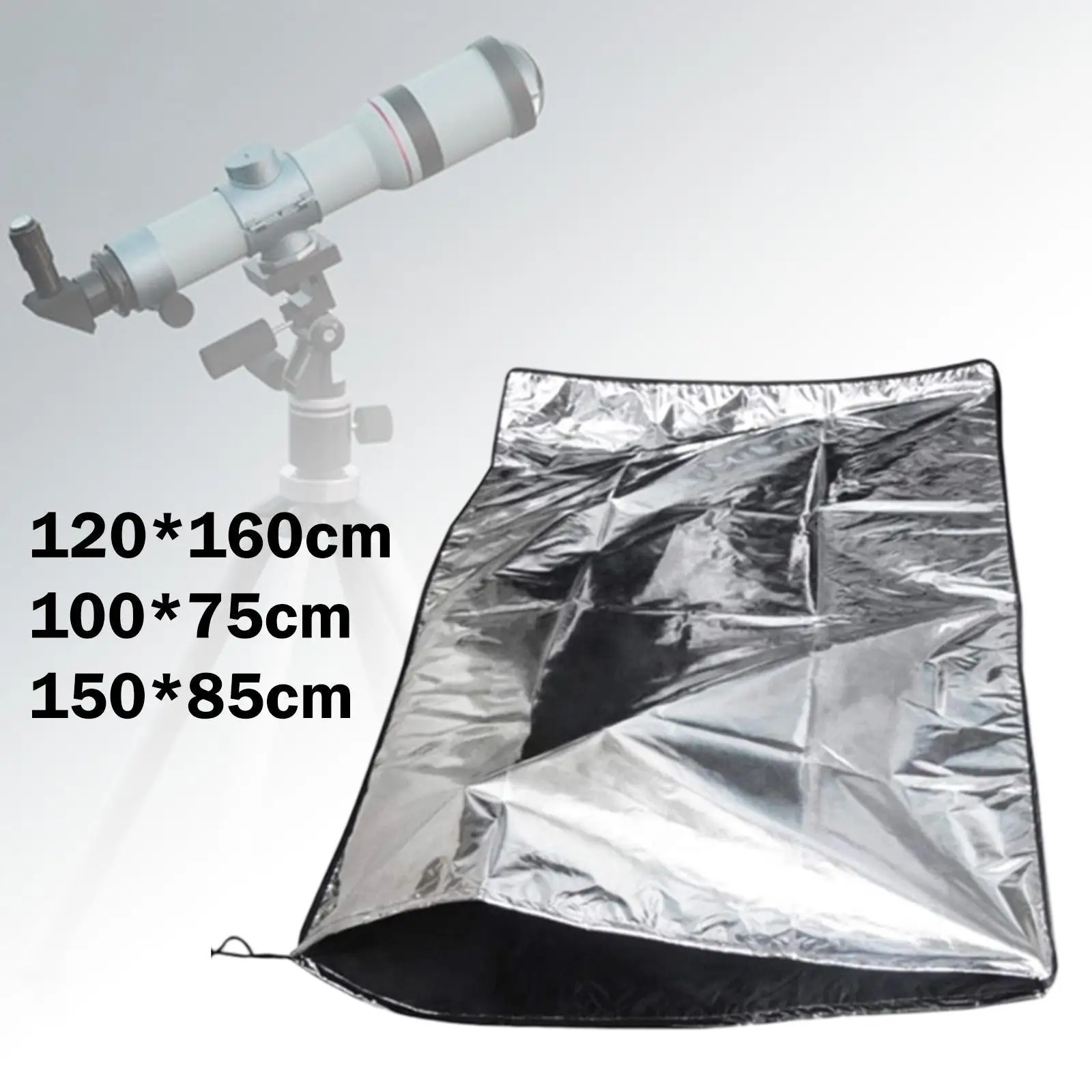 Telescope Cover with Adjustable Drawstring Waterproof Reflector Thick Protective