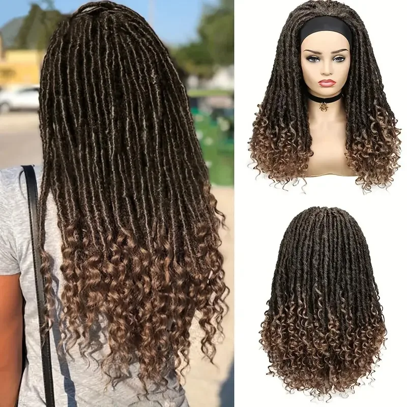 

SQRDGQ синтетические плетения волос повязка на голову парики для женщин вязаные крючком волосы вьющиеся парики женские повседневные вечерние косплей женские парики Хэллоуин